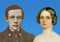 Smetana Bedrich und Kolar Katharina Collage Woyke Herbert © Archiv Nationalmuseum Prag