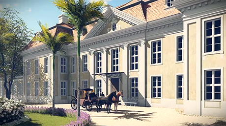 Schloss Schlodien – Eine virtuelle Rekonstruktion © Piotr Kuroczyński, Hochschule Mainz Schloss Schlodien – Eine virtuelle Rekonstruktion