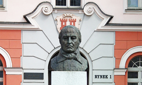 Denkmal für Joseph Elsner in seiner schlesischen Heimatstadt Grottkau/Grodków (Ausschnitt) | Foto: Wikimedia