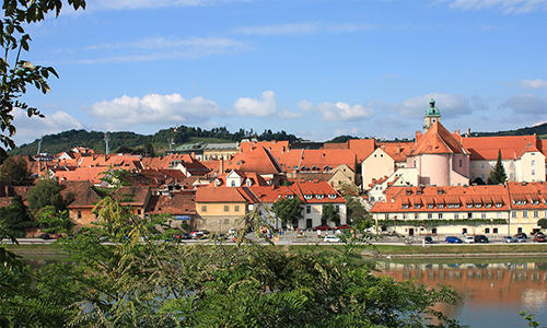 Marburg an der Drau/Maribor: Blick auf die Altstadt