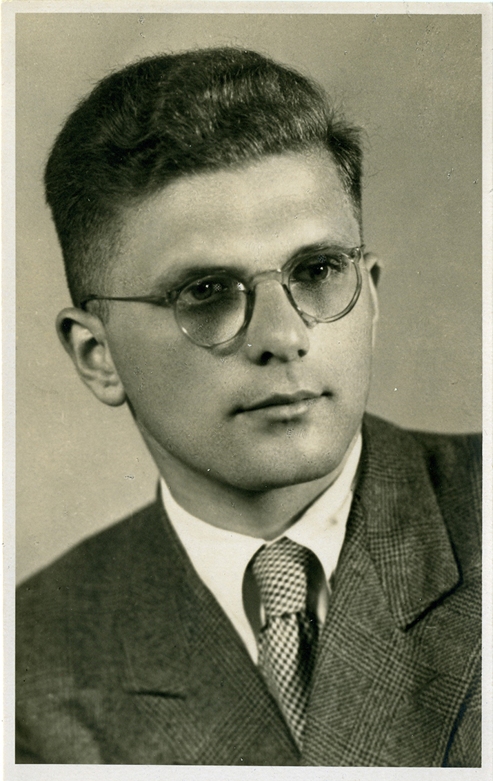 Johann Hegenbarth als Student in Leipzig, um 1948. Foto: © Archiv Bernd Lindner