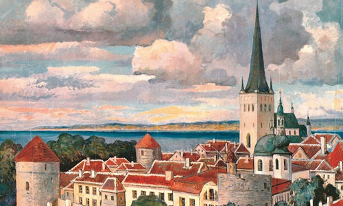 Buchcover: Werner Bergengruen: Der Tod von Reval (Ausschnitt)