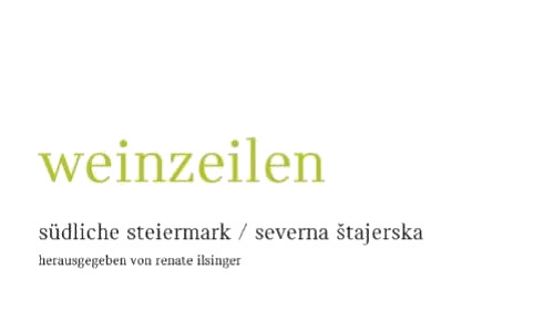 Buchcover: Renate Ilsinger (Hrsg.): weinzeilen (Ausschnitt)