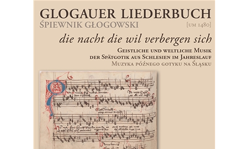 CD-Cover: Glogauer Liederbuch »die nacht die will verbergen sich« (Ausschnitt)