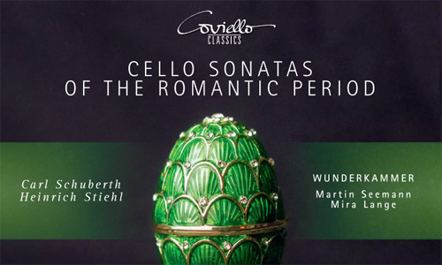 CD-Cover: Carl Schuberth & Heinrich Stiehl: Cello Sonatas of the romantic period (Ausschnitt) Partner