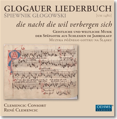 CD-Cover: Glogauer Liederbuch »die nacht die will verbergen sich«