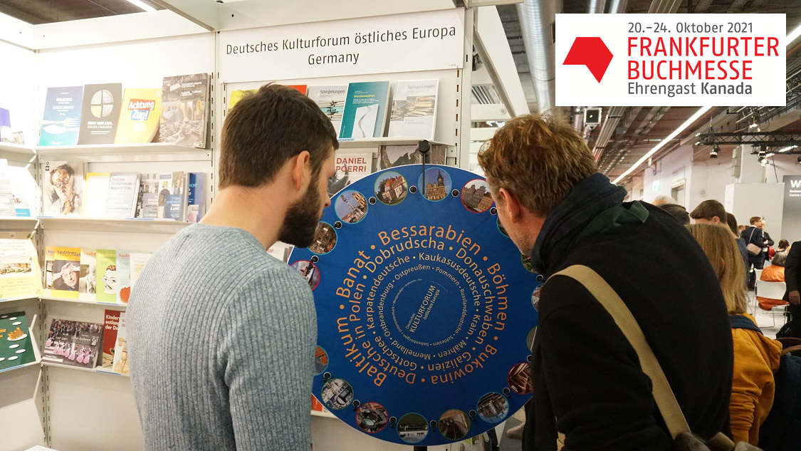 Das Deutsche Kulturforum östliches Europa auf der Frankfurter Buchmesse 2021 Platzhalterdarstellung für ausgewählte Veranstaltungen