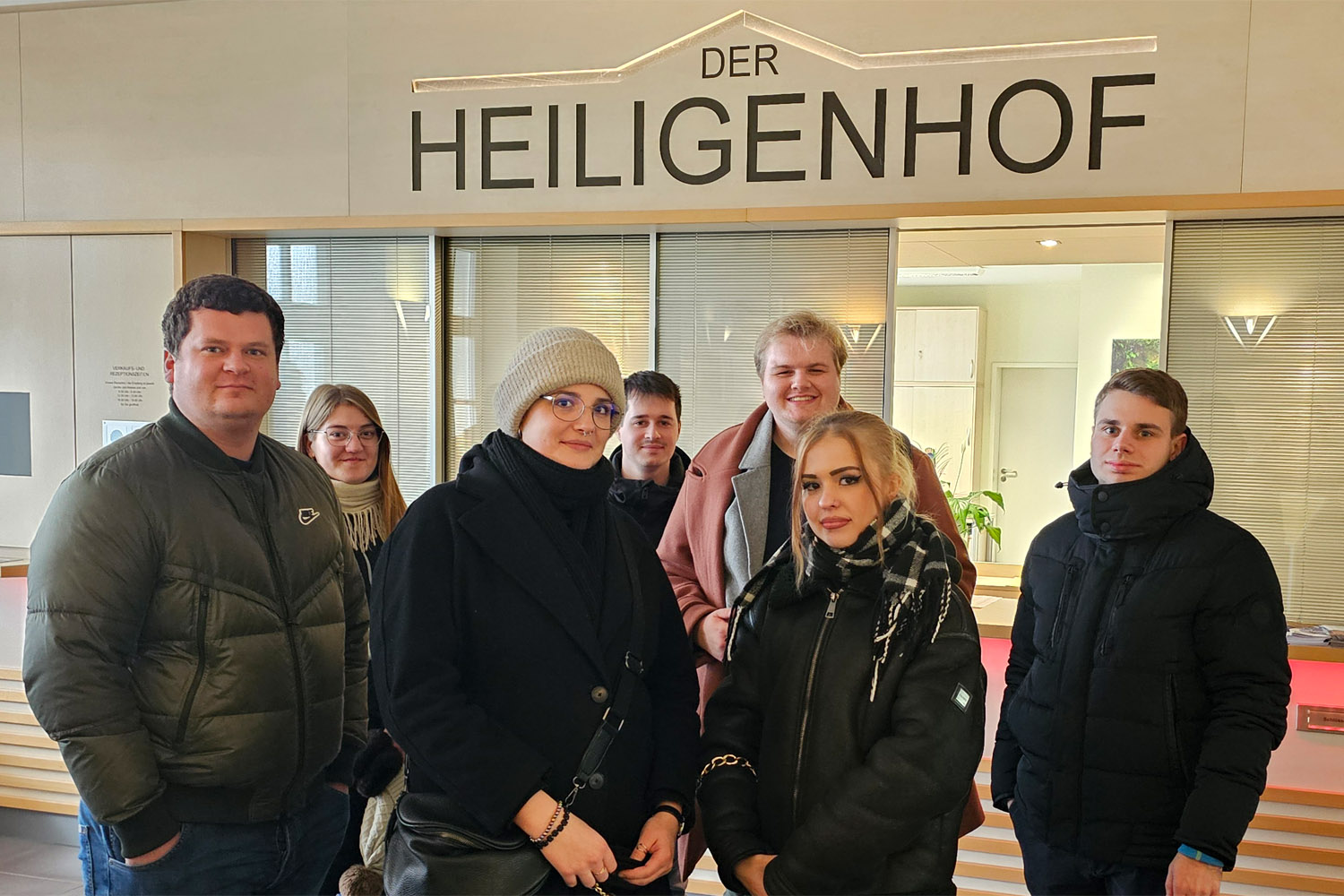 Beinahe schon Stammgäste: Studentinnen und Studenten aus Ústí nad Labem (als 3. v. l. Markéta Herrmannová)