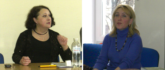 Dr. Nelli Iwanowa-Georgiewskaja und Prof. Dr. Inna Golubowitsch 