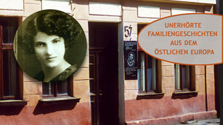  Das Geburtshaus in Czernowitz mit einer Gedenktafel die an die Dichterin erinnert. Kleines Bild: Rose Ausländer in den 1910er Jahren Fotos: Hintergrundbild: © Deutsches Kulturforum östliches Europa, Portraitbild: © Rose Ausländer-Gesellschaft e. V. 