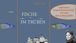 Collage aus Buchcover: »Fische im Trüben« und Portrait von Elli Unruh (Foto: © Paul Boxberger)
