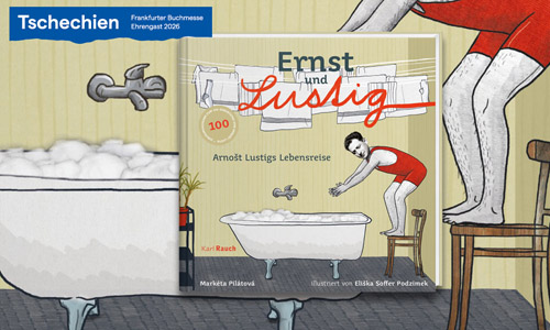 Ernst und Lustig. Arnošt Lustigs Lebensreise. Buchcover: © Karl Rauch Verlag