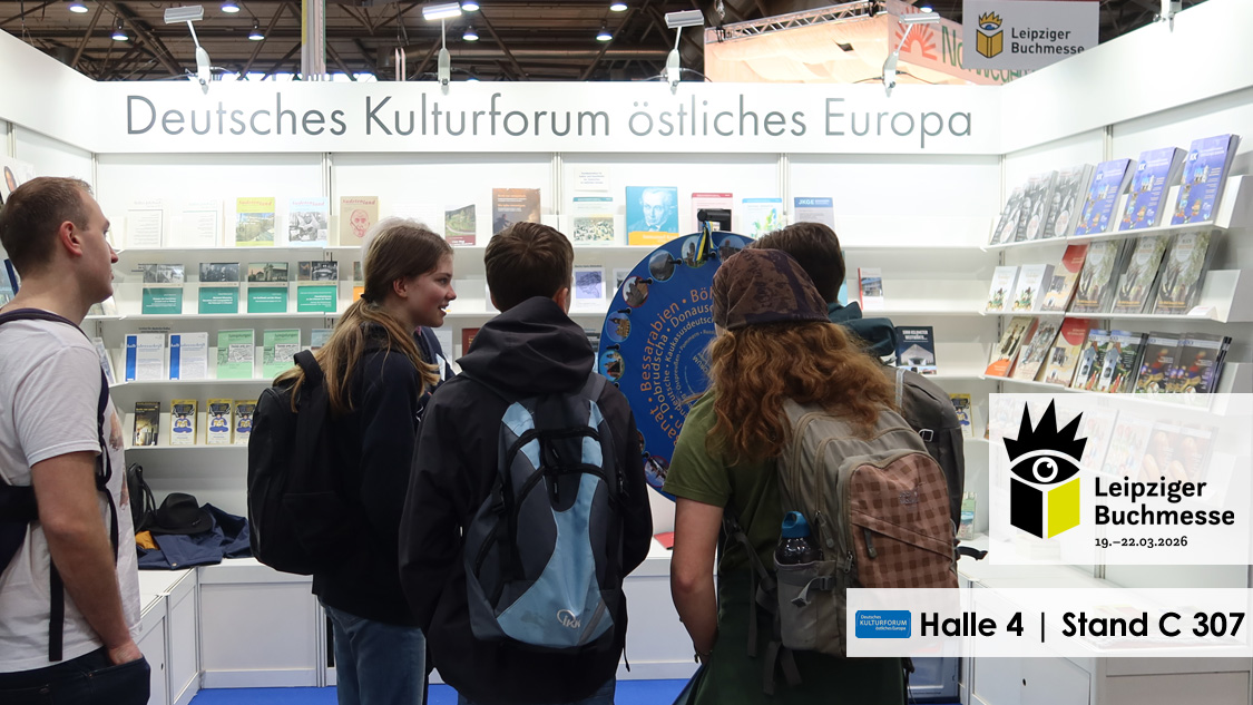 Das Deutsche Kulturforum östliches Europa und seine Partnerinstitutionen auf der Leipziger Buchmesse 2026 Platzhalterdarstellung für ausgewählte Veranstaltungen
