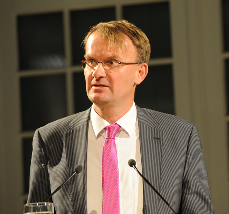 Die Laudatio auf Raymond M. Douglas hielt der Historiker Andreas Kossert. Foto: © Deutsches Kulturforum östliches Europa, 2014 • Anke Illing, Berlin