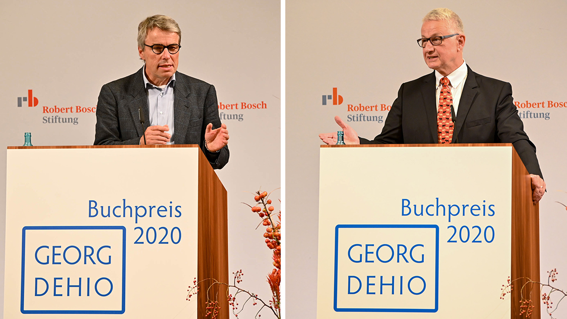 Die Laudationes hielten der Slawist und Politologe Prof. Ulrich Schmid (für Gusel Jachina und Helmut Ettinger) und Prof. Joachim Rogall, Geschäftsführer der Robert Bosch Stiftung (für Ulla Lachauer)