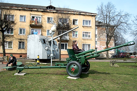 <font style='color: #3f3f3f;'>Das Freilichtmuseum für Militärtechnik in Sowjetsk, dem ehemaligen Tilsit</font>