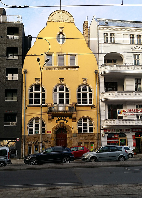 Ehemaliges Corpshaus der Lusatia in Breslau in der Rosenthaler Straße 5