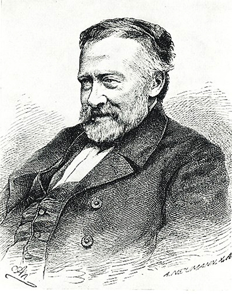 Alexis Willibald, Holzschnitt von Adolf Neumann von 1872. © wikimedia commons Alexis Willibald, Holzschnitt von Adolf Neumann von 1872. © wikimedia commons