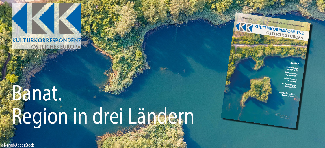 Banner der KK 1437 – Monate September/Oktober 2023 – Heft-Schwerpunkt: Region in drei Ländern - Banat