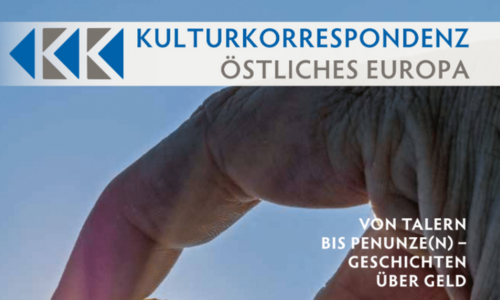 Cover: KK – Kulturkorrespondenz östliches Europa Nr. 1438 – November 2023 (Ausschnitt)