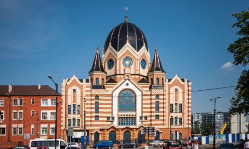 Die wiederaufgebaute Synagoge in Königsberg. © AdobeStock/Birute Vijeikiene