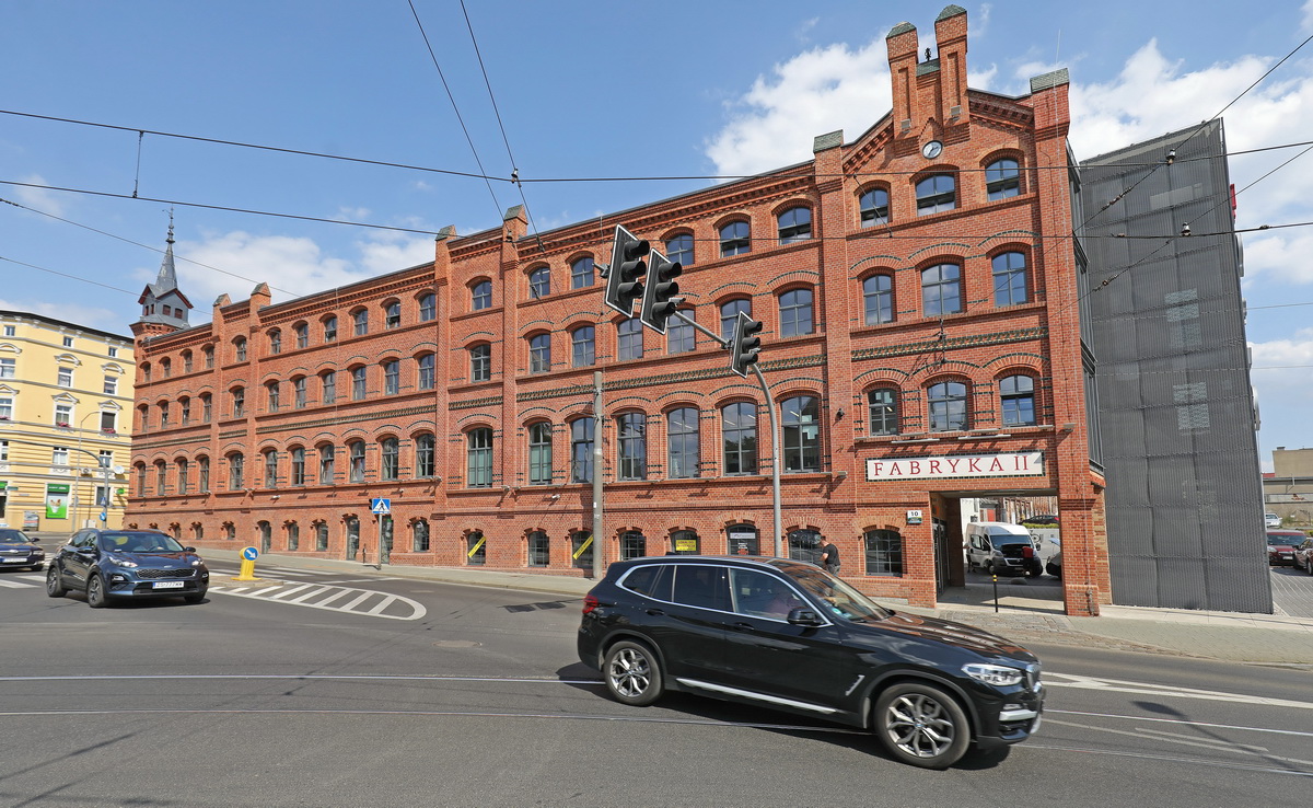 Nur wenige Meter vom Technikmuseum im Stadtteil Grünhof/Niebuszewo liegt das alte Stoewer-Werk für Nähmaschinen, in dem heute verschiedene Unternehmen ihren Sitz haben. © der Autor