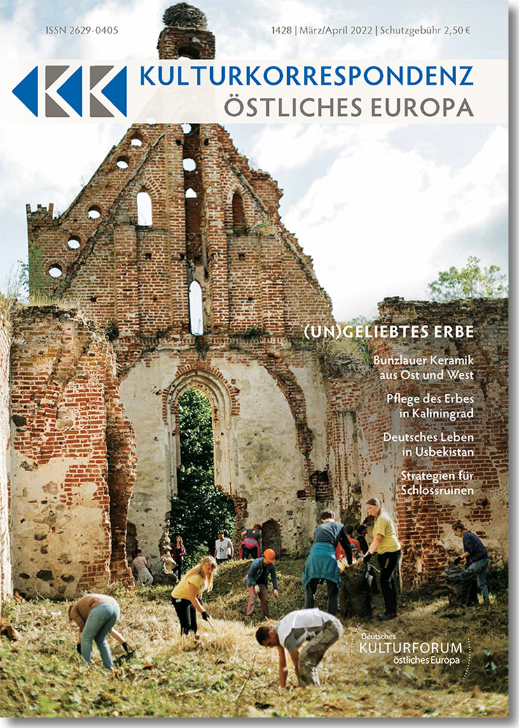 Titelblatt: KK – Kulturkorrespondenz östliches Europa | Ausgabe: Nr. 1428: März/April 2022