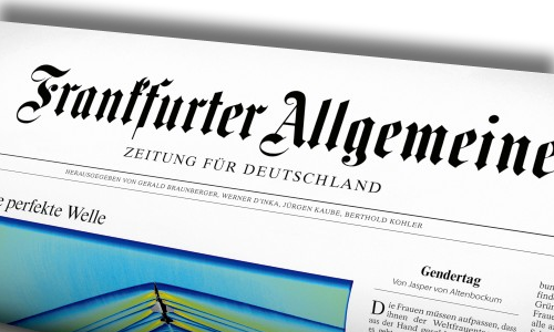 Frankfurter Allgemeine Zeitung – F.A.Z. (Ausschnitt)