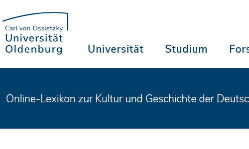 Screenshot: Online-Lexikon zur Kultur und Geschichte der Deutschen im östlichen Europa (Ausschnitt)