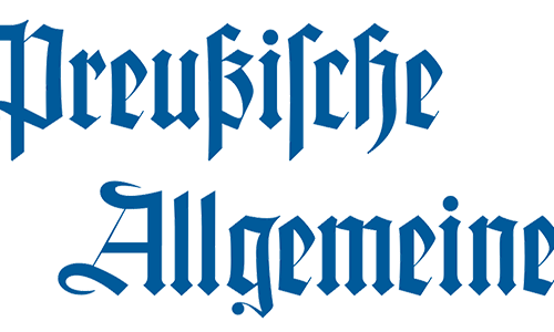 Logo: Preußische Allgemeine Zeitung (Ausschnitt)