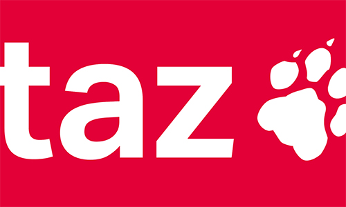 Logo: taz (Ausschnitt)