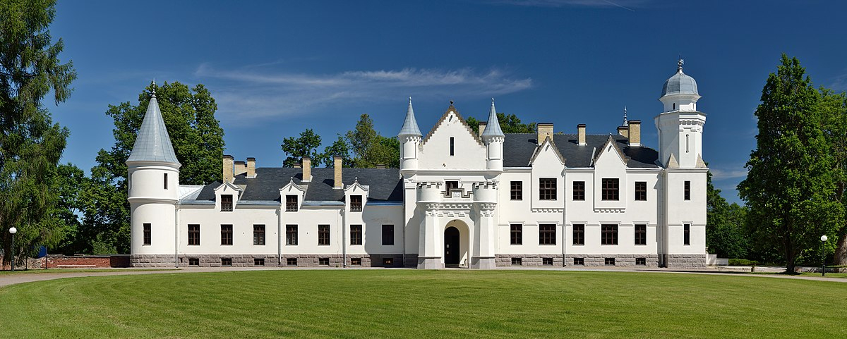 Das Schloss von Allatzkiwi/Alatskivi. Foto: © Wikimedia commons, Ivar Leidus, 2012