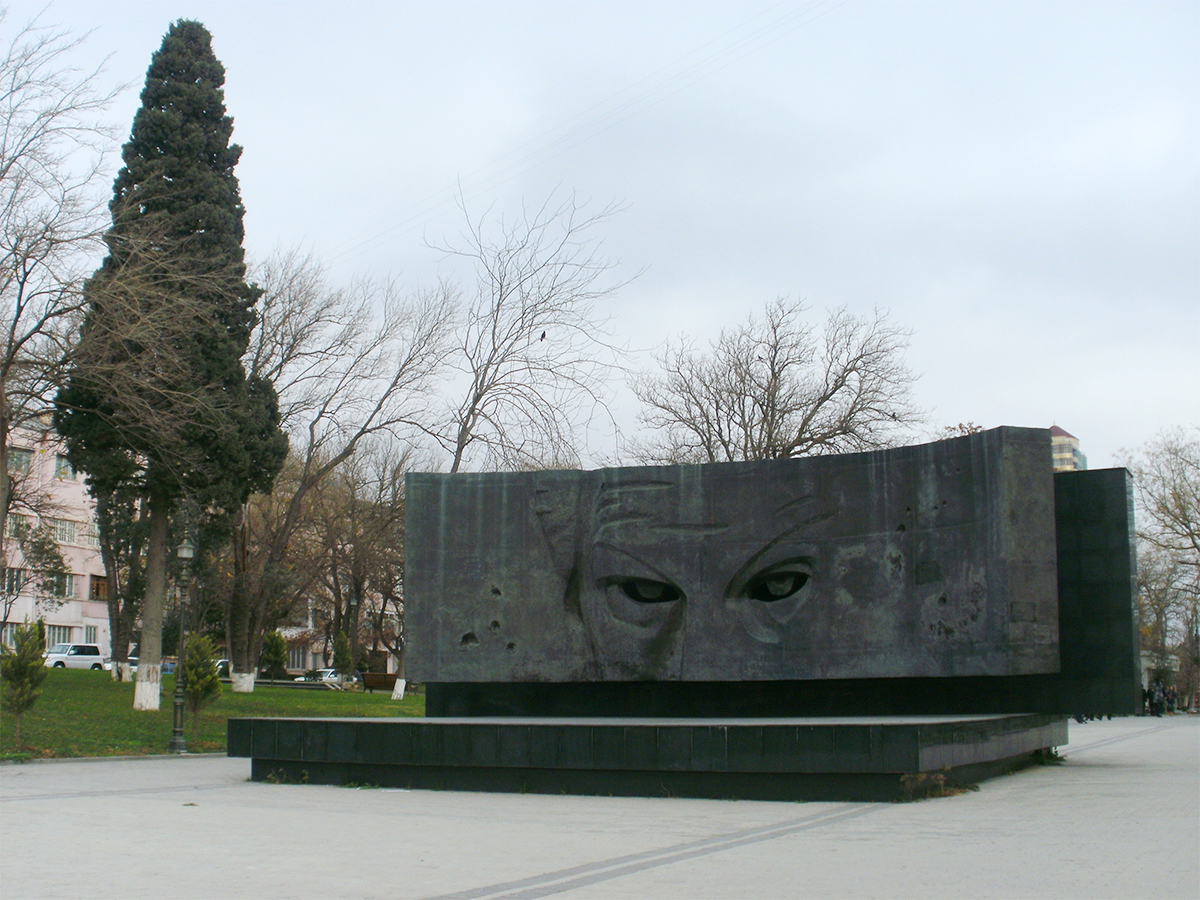 Aserbaidschan. Denkmal für Richard Sorge in Baku