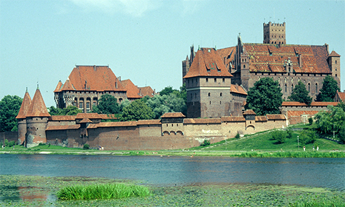 Die Marienburg, polnisch Malbork, im Jahre 2014