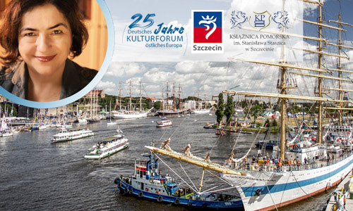 Die neue Promenade am Ufer der Westoder in Stettin/Szczecin erfreut sich großer Beliebtheit. Im Hintergrund rechts die Insel Schlächterwiese/Wyspa Grodzka und der Oder-Dunzig-Kanal/Kanał Grodzki, links die Hakenterrasse/Wały Chrobrego, © Urząd Miasta Szczecin; Foto von Brygida Helbig, © Kamila Parandowska