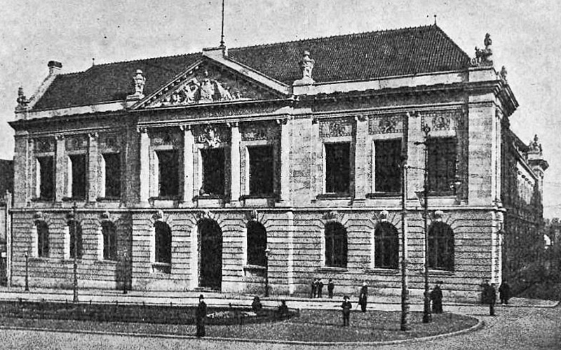 The Kaiser Friedrich Museum in Posen/Poznań at the beginning of the 20th century. photo: © Wikimedia commons