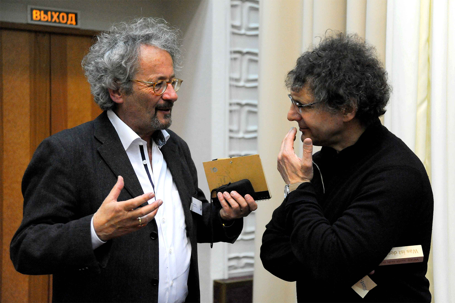 Martin Jösel (links) im Gespräch mit Wladimir Gilmanov. Foto: © Carsten Voigt
