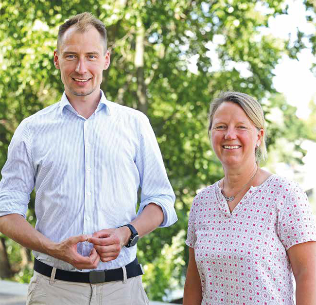 Die Redaktion der KK: Markus Nowak und Renate Zöller. Foto: © KK  Deutsches Kulturforum östliches Europa