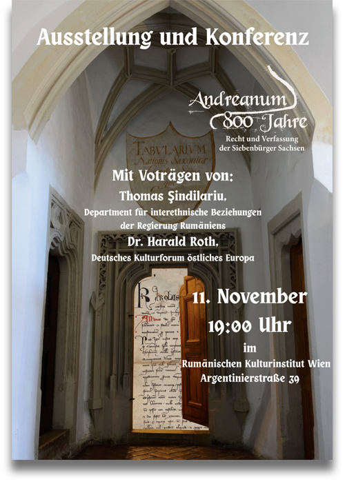 Plakat: Andreanum-Ausstellung in Wien am 11. November 2025 Plakat: Andreanum-Ausstellung in Wien am 11. November 2025