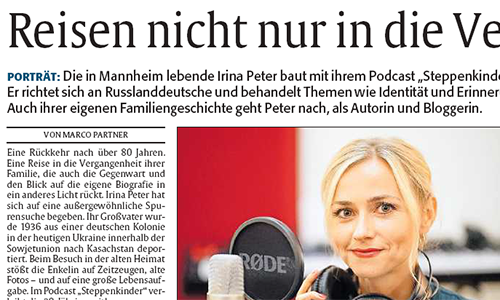 Die Rheinpfalz, 28.01.2022: »Reisen nicht nur in die Vergangenheit«