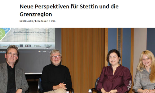 Screenshot: Nordkurier, 15.11.2025: Neue Perspektiven für Stettin und die Grenzregion (Ausschnitt)