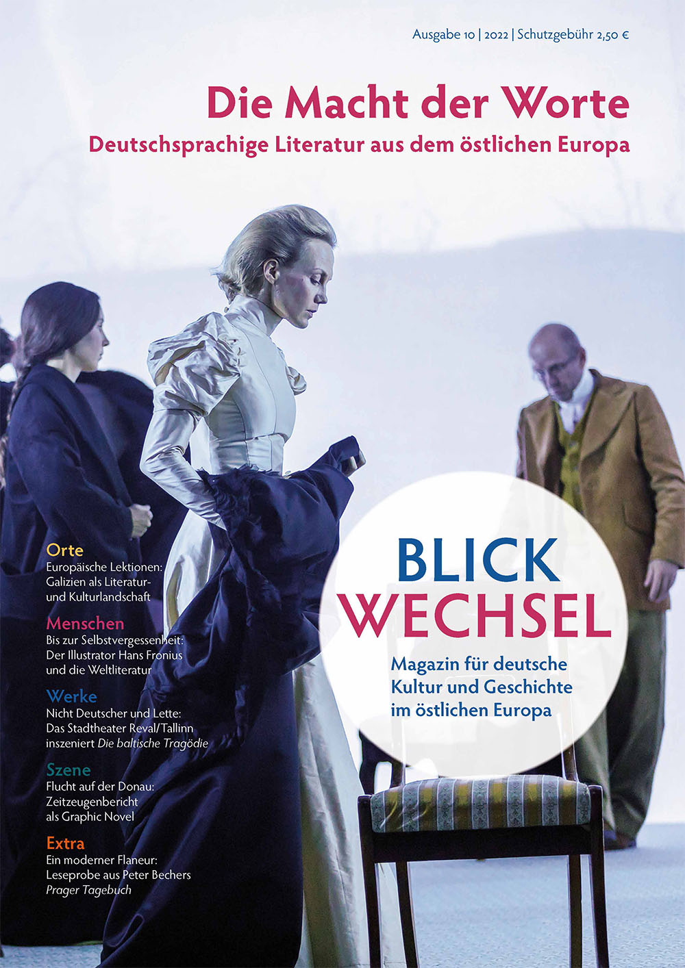 Cover:  BLICKWECHSEL 2022 Magazin für deutsche Kultur und Geschichte im östlichen Europa. Ausgabe 10