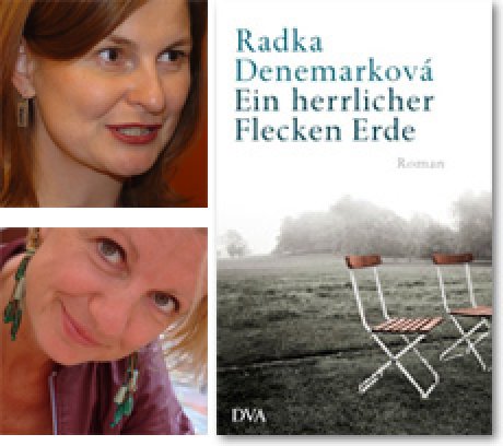 oben: Radka Denemarková | rechts: Buchcover unten: Eva Profousová oben: Foto © Milan Malíček unten: Foto © Marie Buschmann