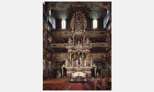 Der Altar der Friedenskirche in Schweidnitz/Świdnica