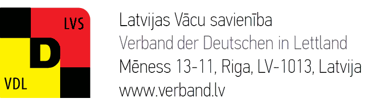 Logo: Verband der Deutschen in Lettland