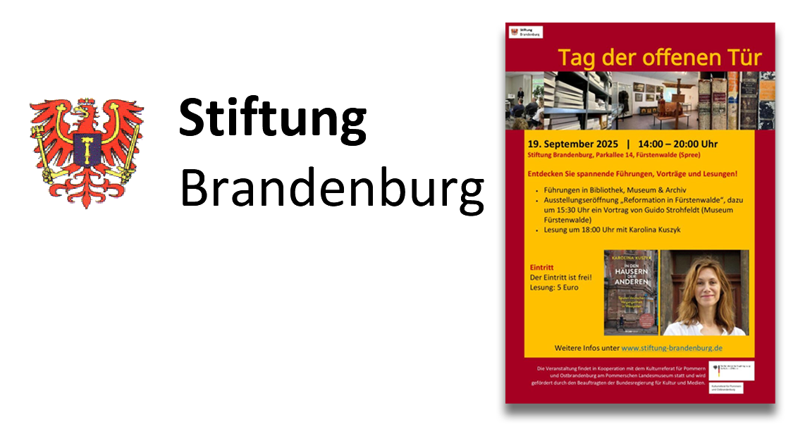 Tag der offenen Tür in der Stiftung Brandenburg - Veranstaltungen