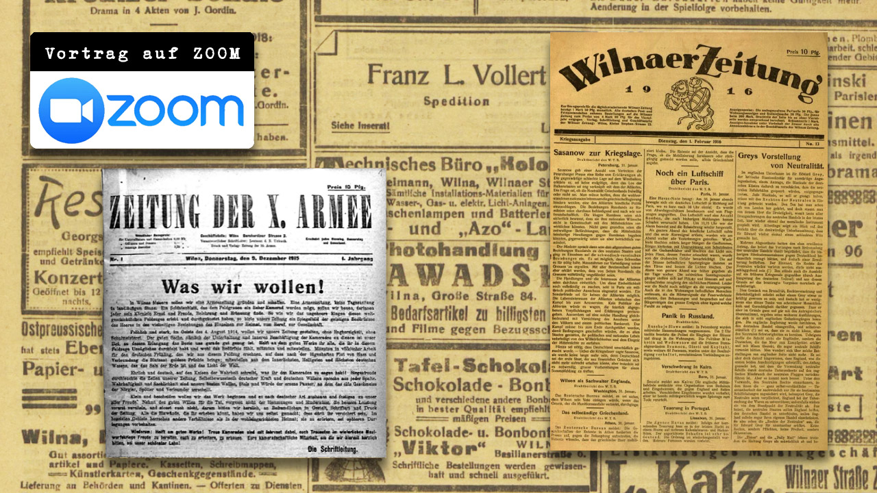 Es gab nicht nur Krieg, es gab auch viel Kultur - Veranstaltungen